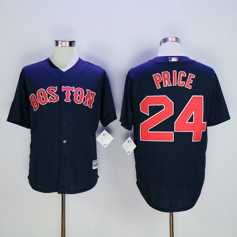Men Boston Red Sox #24 Price Blue MLB Jerseys